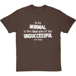Carl Jung "Normal" Quote T-Shirt -Tshirt Store jung normal tshirt 2 hazelnuttshirt