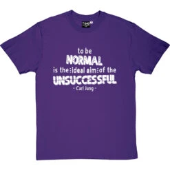 Carl Jung "Normal" Quote T-Shirt -Tshirt Store jung normal tshirt 2 purpletshirt