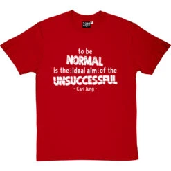 Carl Jung "Normal" Quote T-Shirt -Tshirt Store jung normal tshirt 2 redtshirt