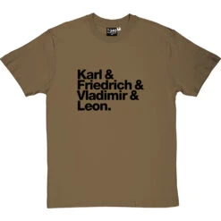 Karl And Friedrich And Vladimir And Leon T-Shirt -Tshirt Store karl friedrich vladimir leon tshirt 1 olivetshirt