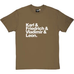 Karl And Friedrich And Vladimir And Leon T-Shirt -Tshirt Store karl friedrich vladimir leon tshirt 2 olivetshirt