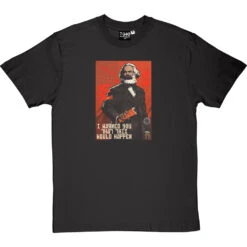 Karl Marx "I Warned You This Would Happen" T-Shirt -Tshirt Store karl marx tshirt charcoaltshirt