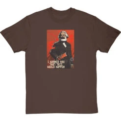 Karl Marx "I Warned You This Would Happen" T-Shirt -Tshirt Store karl marx tshirt hazelnuttshirt