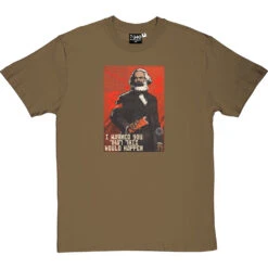 Karl Marx "I Warned You This Would Happen" T-Shirt -Tshirt Store karl marx tshirt olivetshirt