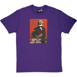 Karl Marx "I Warned You This Would Happen" T-Shirt -Tshirt Store karl marx tshirt purpletshirt