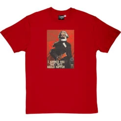 Karl Marx "I Warned You This Would Happen" T-Shirt -Tshirt Store karl marx tshirt redtshirt