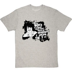 Kathy Burke "Woke" Quote (Censored) T-Shirt -Tshirt Store kathy burke woke quote clean tshirt 1 lightoxfordtshirt