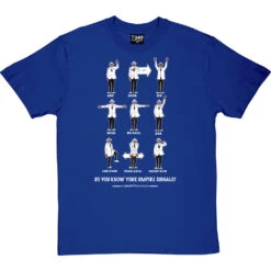 Know Your Umpire Signals T-Shirt -Tshirt Store know your umpire signals tshirt 2 royalbluetshirt