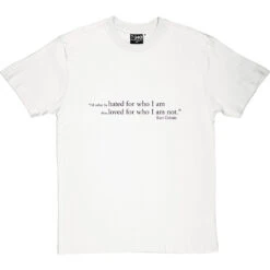 Kurt Cobain "Hated" Quote T-Shirt -Tshirt Store kurt cobain hated quote tshirt 1 whitetshirt