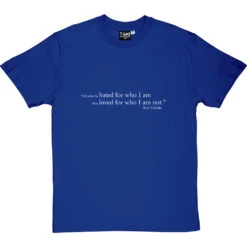 Kurt Cobain "Hated" Quote T-Shirt -Tshirt Store kurt cobain hated quote tshirt 2 royalbluetshirt