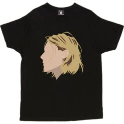 Kurt Cobain Portrait T-Shirt -Tshirt Store kurt cobain profile tshirt black mens v neck tshirt