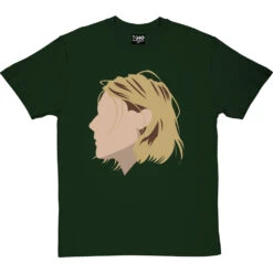 Kurt Cobain Portrait T-Shirt -Tshirt Store kurt cobain profile tshirt bottlegreentshirt