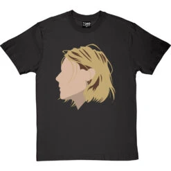 Kurt Cobain Portrait T-Shirt -Tshirt Store kurt cobain profile tshirt charcoaltshirt