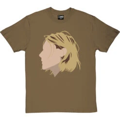 Kurt Cobain Portrait T-Shirt -Tshirt Store kurt cobain profile tshirt olivetshirt
