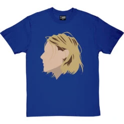 Kurt Cobain Portrait T-Shirt -Tshirt Store kurt cobain profile tshirt royalbluetshirt