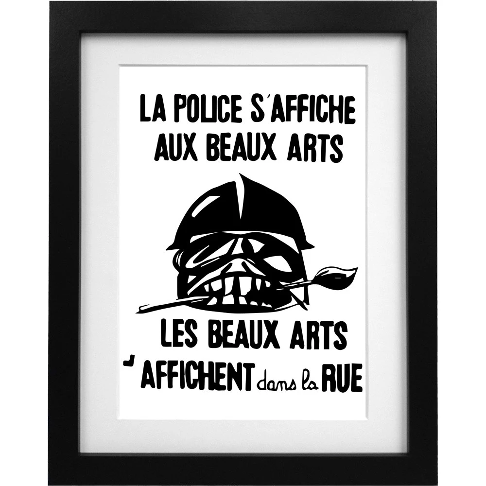 La Police S'Affiche Aux Beaux Arts Art Print 1 La Police S'Affiche Aux Beaux Arts Art Print
