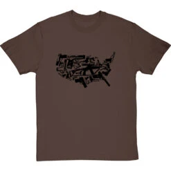 Land Of The Free Weapons T-Shirt -Tshirt Store land of the free weapons tshirt 1 hazelnuttshirt