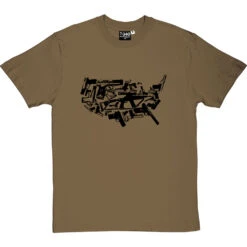 Land Of The Free Weapons T-Shirt -Tshirt Store land of the free weapons tshirt 1 olivetshirt