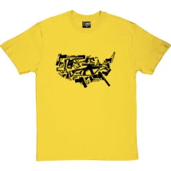Land Of The Free Weapons T-Shirt -Tshirt Store land of the free weapons tshirt 1 yellowtshirt