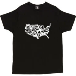 Land Of The Free Weapons T-Shirt -Tshirt Store land of the free weapons tshirt 2 black mens v neck tshirt