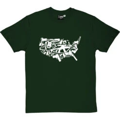 Land Of The Free Weapons T-Shirt -Tshirt Store land of the free weapons tshirt 2 bottlegreentshirt