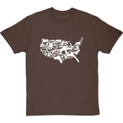 Land Of The Free Weapons T-Shirt -Tshirt Store land of the free weapons tshirt 2 hazelnuttshirt
