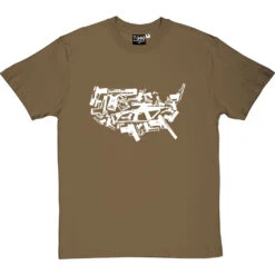 Land Of The Free Weapons T-Shirt -Tshirt Store land of the free weapons tshirt 2 olivetshirt