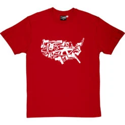 Land Of The Free Weapons T-Shirt -Tshirt Store land of the free weapons tshirt 2 redtshirt