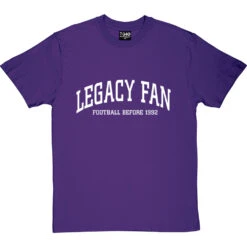 Legacy Fan T-Shirt -Tshirt Store legacy fan tshirt 2 purpletshirt