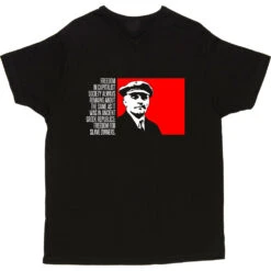 Vladimir Lenin "Freedom" Quote T-Shirt 12 Vladimir Lenin "Freedom" Quote T-Shirt -Tshirt Store lenin freedom quote tshirt 178 black mens v neck tshirt