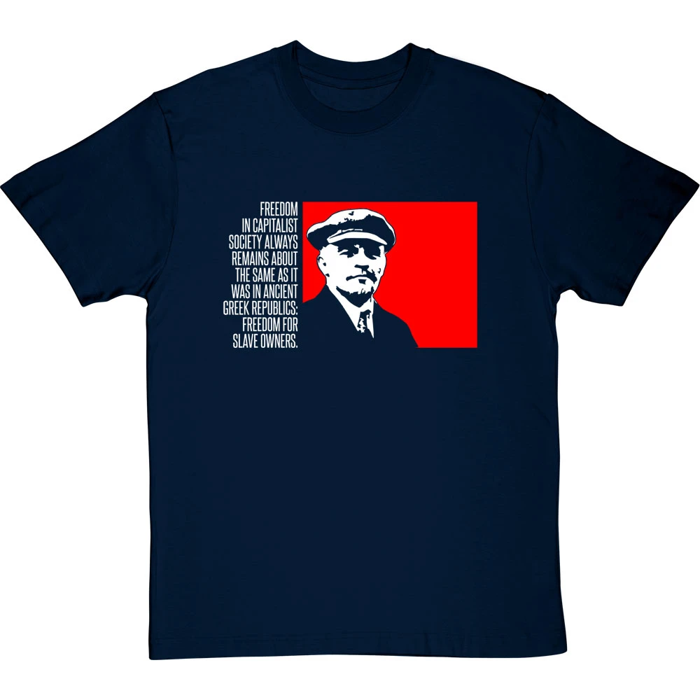 Vladimir Lenin "Freedom" Quote T-Shirt 3 Vladimir Lenin "Freedom" Quote T-Shirt - Image 3