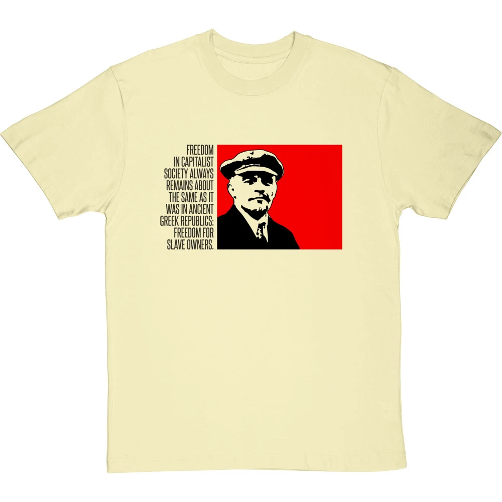 Vladimir Lenin "Freedom" Quote T-Shirt 5 Vladimir Lenin "Freedom" Quote T-Shirt - Image 5