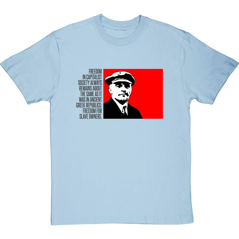 Vladimir Lenin "Freedom" Quote T-Shirt 8 Vladimir Lenin "Freedom" Quote T-Shirt - Image 8