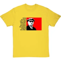 Vladimir Lenin "Freedom" Quote T-Shirt 14 Vladimir Lenin "Freedom" Quote T-Shirt -Tshirt Store lenin freedom quote tshirt 179 yellowtshirt