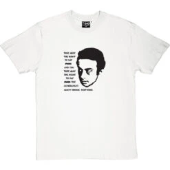 Lenny Bruce "Fuck The Government" T-Shirt -Tshirt Store lennybruce 3 whitetshirt