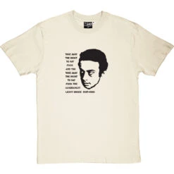 Lenny Bruce "Fuck The Government" T-Shirt -Tshirt Store lennybruce 4 naturaltshirt