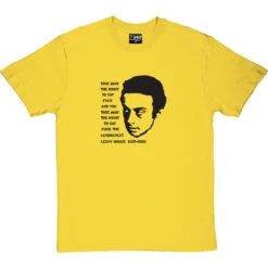 Lenny Bruce "Fuck The Government" T-Shirt -Tshirt Store lennybruce 4 yellowtshirt