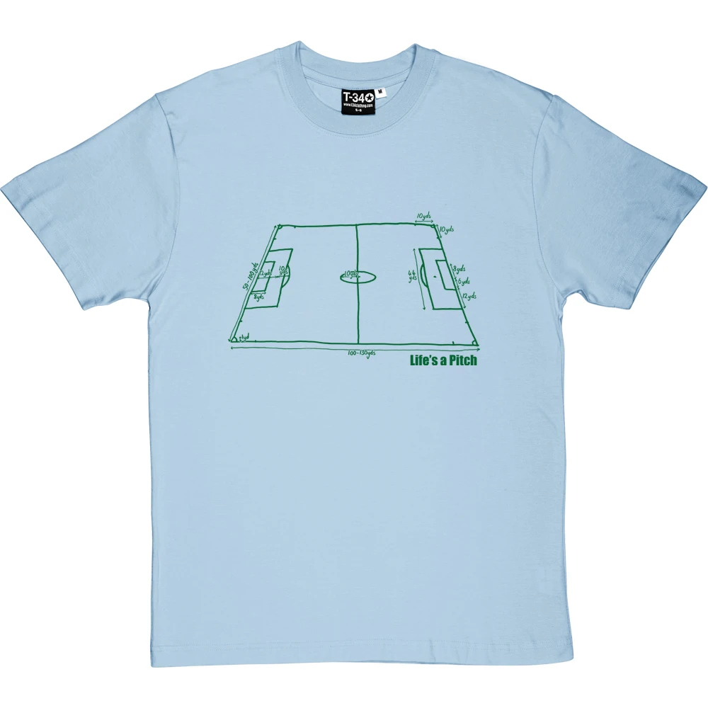 Life's A Pitch (Football) T-Shirt 7 Life's A Pitch (Football) T-Shirt - Image 7
