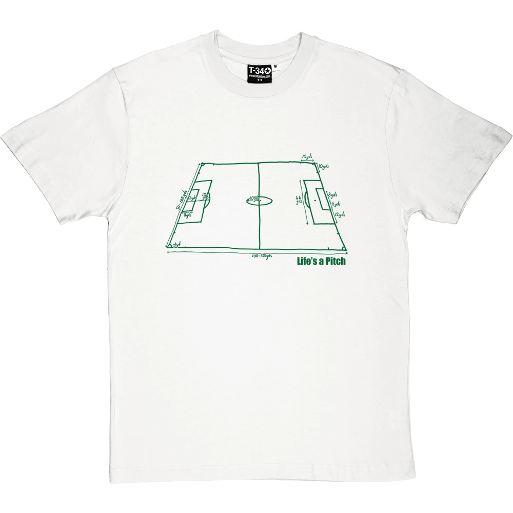 Life's A Pitch (Football) T-Shirt 5 Life's A Pitch (Football) T-Shirt - Image 5