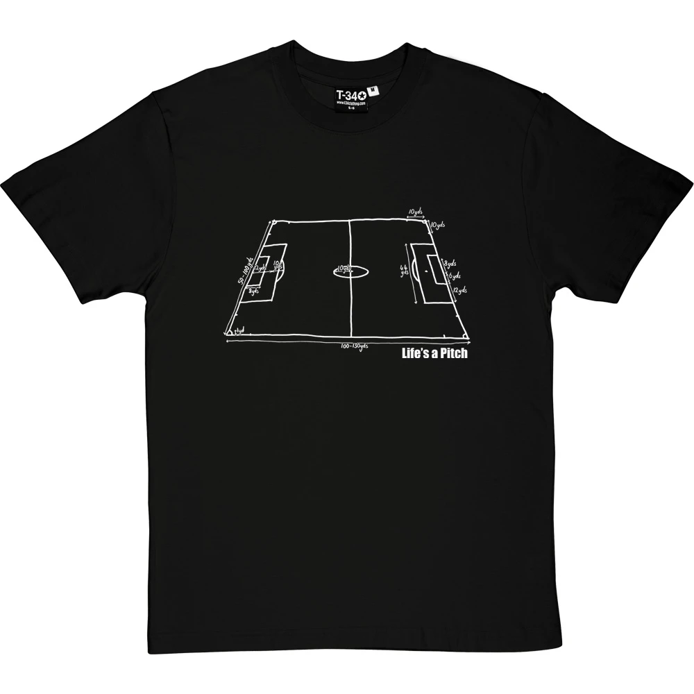 Life's A Pitch (Football) T-Shirt 16 Life's A Pitch (Football) T-Shirt - Image 16