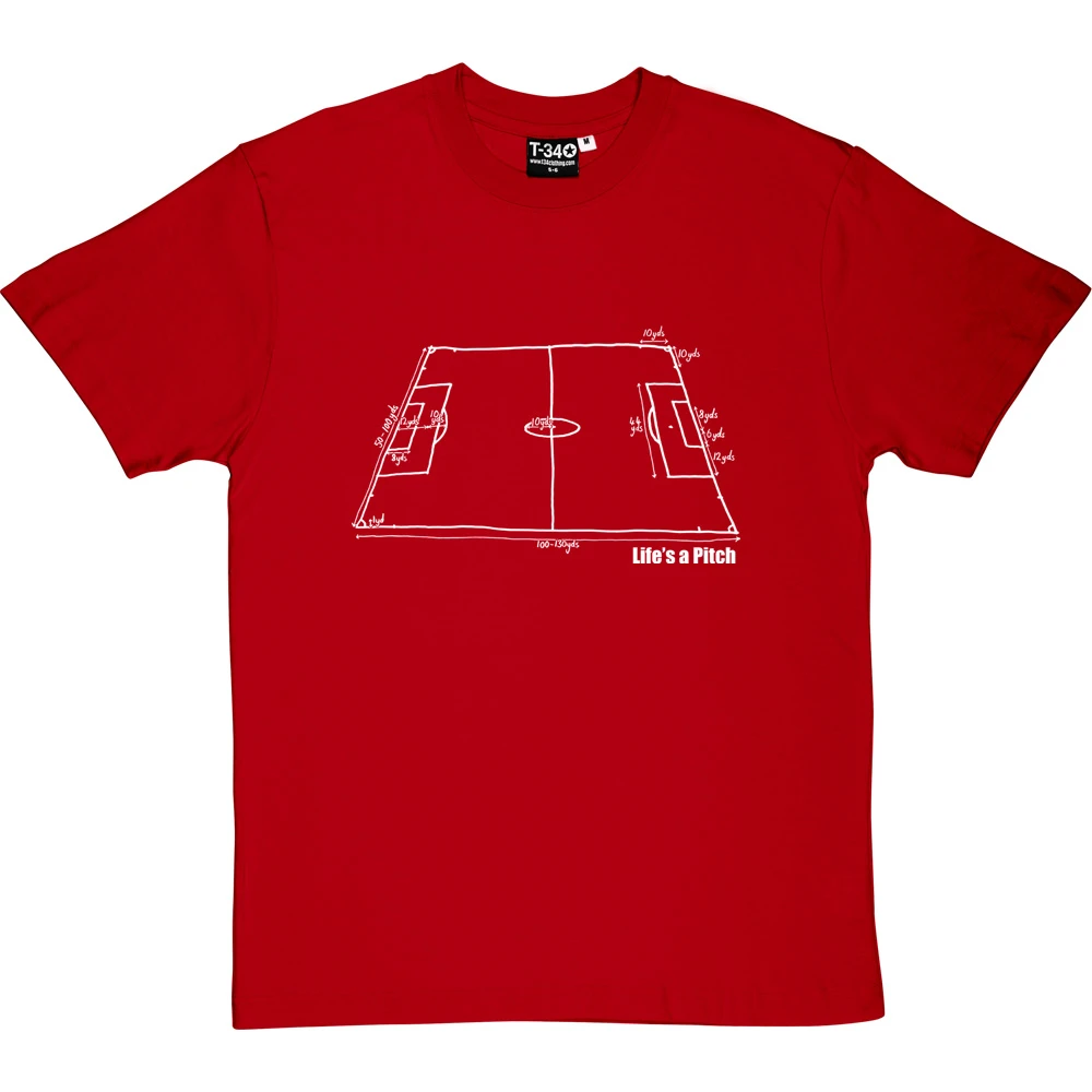 Life's A Pitch (Football) T-Shirt 9 Life's A Pitch (Football) T-Shirt - Image 9