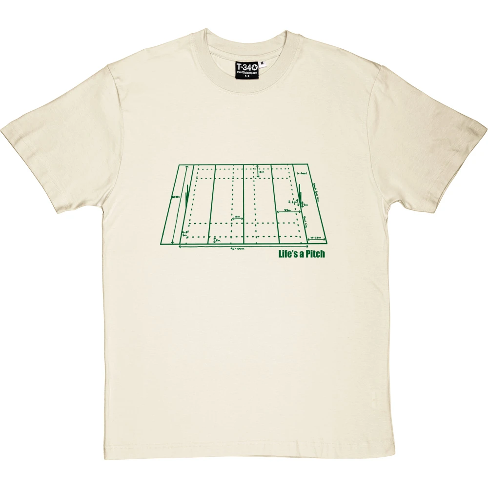 Life's A (Rugby) Pitch T-Shirt 6 Life's A (Rugby) Pitch T-Shirt - Image 6