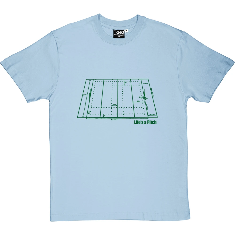 Life's A (Rugby) Pitch T-Shirt 14 Life's A (Rugby) Pitch T-Shirt - Image 14