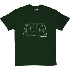 Life's A (Rugby) Pitch T-Shirt 25 Life's A (Rugby) Pitch T-Shirt -Tshirt Store lifes a rugby pitch tshirt 2 bottlegreentshirt