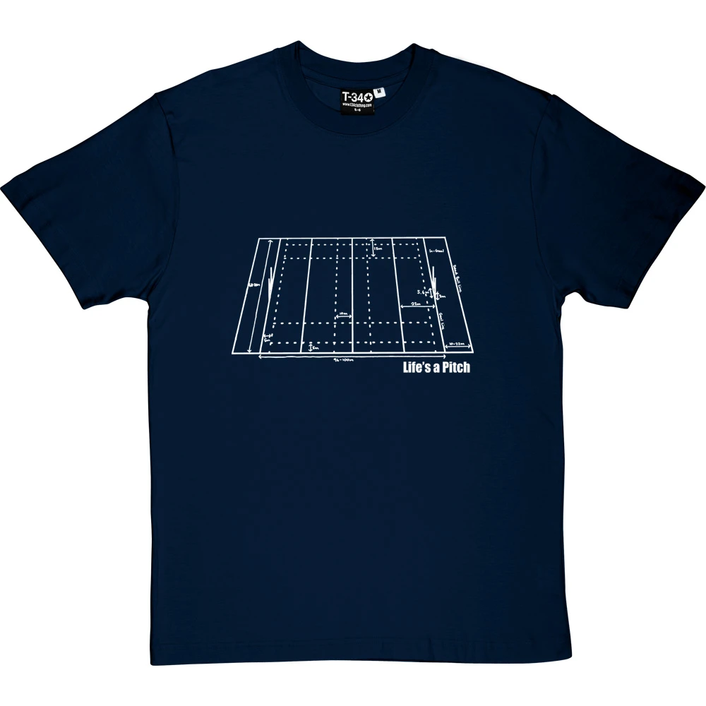 Life's A (Rugby) Pitch T-Shirt 7 Life's A (Rugby) Pitch T-Shirt - Image 7