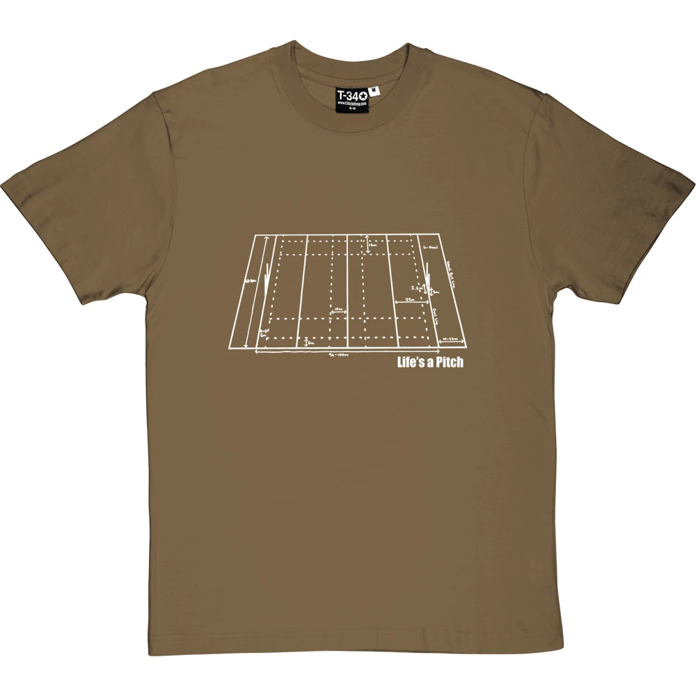 Life's A (Rugby) Pitch T-Shirt 5 Life's A (Rugby) Pitch T-Shirt - Image 5