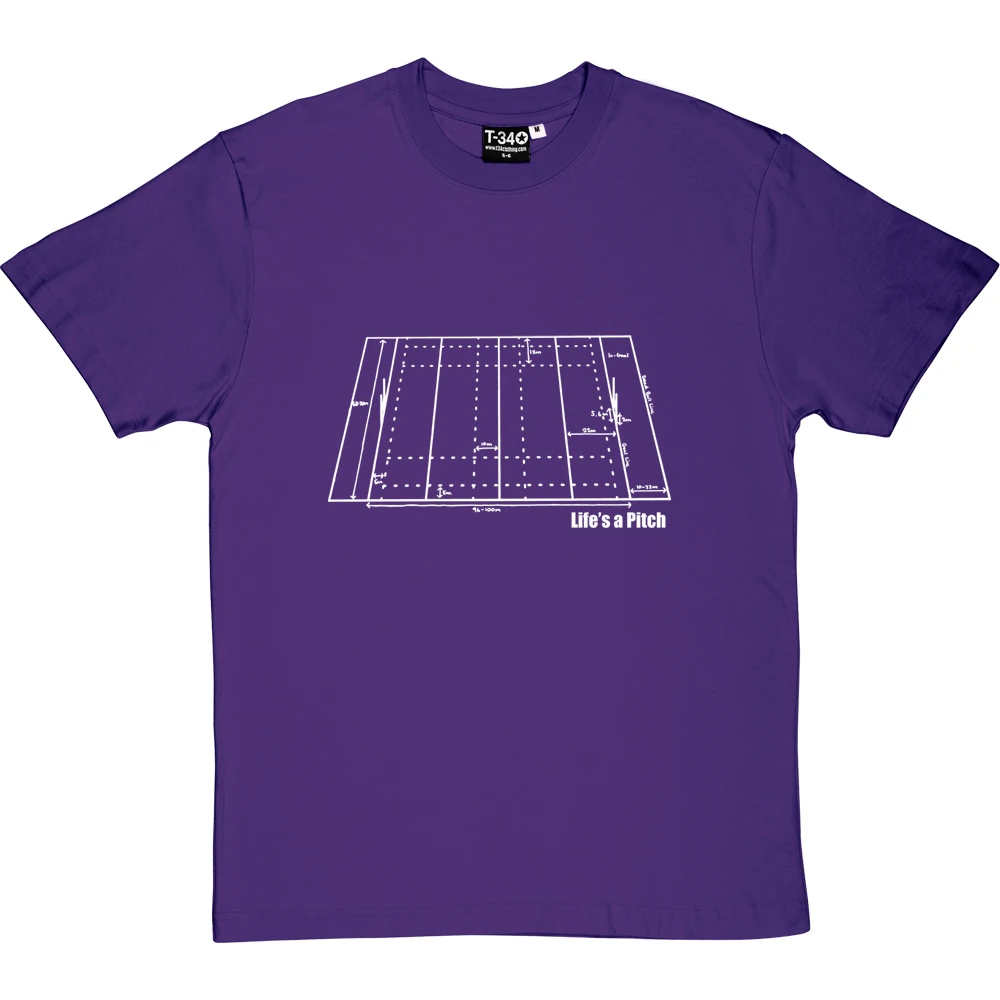 Life's A (Rugby) Pitch T-Shirt 8 Life's A (Rugby) Pitch T-Shirt - Image 8