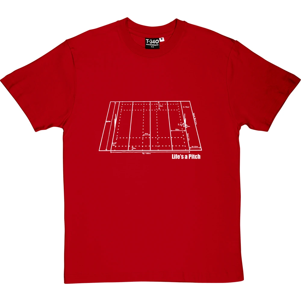 Life's A (Rugby) Pitch T-Shirt 10 Life's A (Rugby) Pitch T-Shirt - Image 10