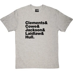 Lindisfarne Line-Up T-Shirt -Tshirt Store lindisfarne line up tshirt 1 lightoxfordtshirt