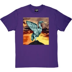 Liver Bird At Sunset By Hadrian Richards T-Shirt -Tshirt Store liver bird at sunset tshirt purpletshirt
